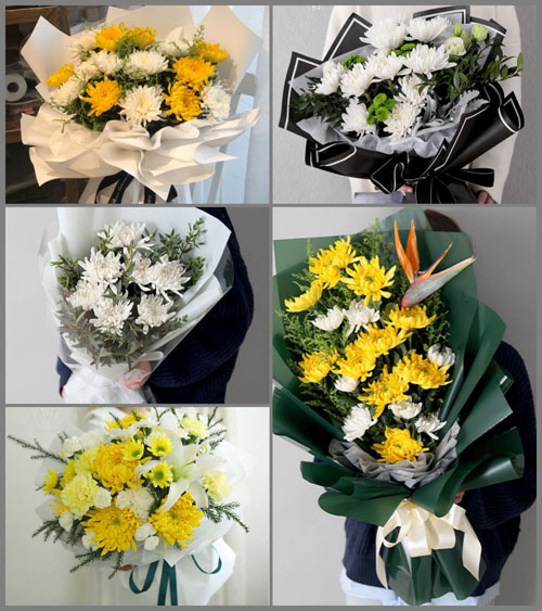 江苏淮安涟水县高沟镇白事花束代送